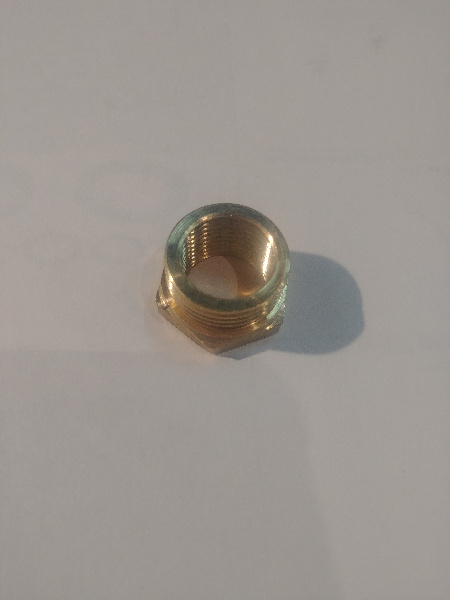 Гужон головки (футорка) для 2T свечи (Ø14mm/18mm L-15mm, латунь) VDK