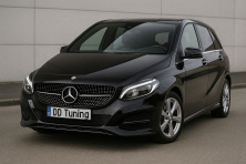 Передня решітка Diamond Black (2015-2018) для Mercedes B-class W246 рр