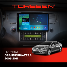 Штатна магнітола Torssen 2K Hyundai Grandeur/Azera 05-11 F9232 4G Carplay DSP