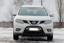 Кенгурятник WT002 Black (нерж) Nissan X-trail T32/Rogue 2014-2021 рр.