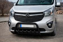 Кенгурятник WT003 Black (нерж) Nissan NV300/Primastar 2016- рр.