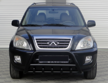 Кенгурятник WT003 Black (нерж) Chery Tiggo 1 2005-2016 рр.