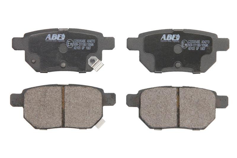 Колодки задні гальмові Great Wall Voleex C10/30/Haval M2/M4 (дискові) ABE