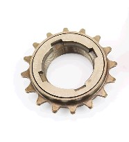 Звезда велосипедная (задняя) Вольнобег 1зв. 1/2х1/8x16Т, коричневый KDF-05A DS