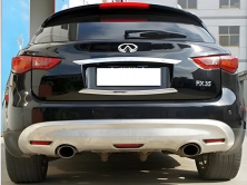 Задня накладка Libao (пластик) Infiniti QX70 2013-2019 рр.