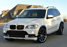 Накладка на передній бампер (2007-2010, під фарбування) для BMW X5 E70 рр