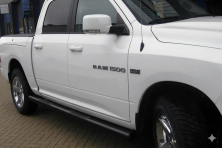 Бічні труби стандартні Black (2 шт., Нерж) Dodge RAM (DR/DH/D1/DC/DM) 2002-2009 рр.
