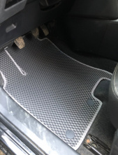 Килимки для +2 (3 ряди, EVA, чорні) Nissan Qashqai 2007-2010 рр.