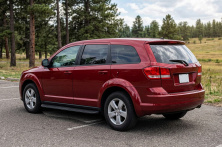 Бокові пороги Tayga Black (2 шт., алюміній) Dodge Journey 2008-2020 рр.