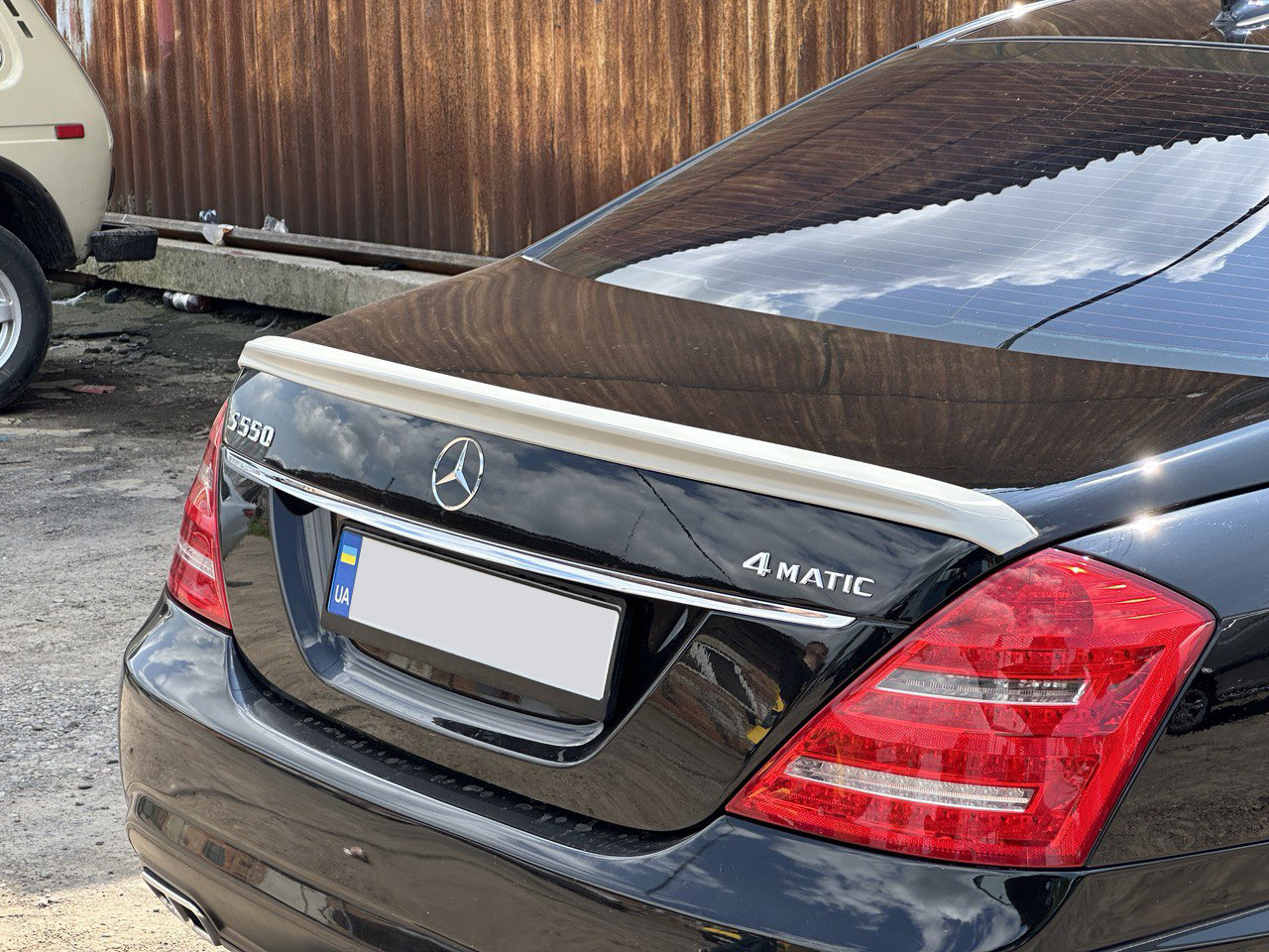 Спойлер (ABS, під фарбування) для Mercedes S-сlass W221 2005-2013 рр
