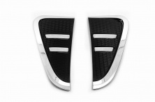 Накладки на зябра хром із чорним (2 шт) BMW X5 F15 2013-2018 рр.