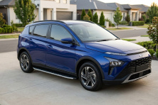 Бокові пороги Fullmond (2 шт., Алюміній) Hyundai Bayon 2021- рр.