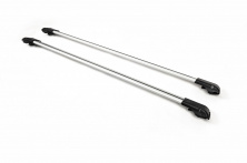 Перемички на рейлінги під ключ Wingbar (2 шт) до 110 см, Чорний Seat Alhambra 1996-2010 рр.
