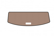 Гумовий килимок в багажник Carsuit (3 ряди, 7-ми місний, бежевий) Mazda 5 2005-2009 рр.