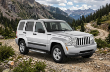 Бокові пороги Line (2 шт., Алюміній) Jeep Cherokee/Liberty 2007-2013 рр.