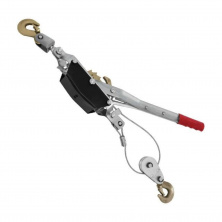 Лебедка рычажная тяговое усилие 2 т, трос 1,5 м*4,5 мм, рабочая длина троса 0,75 м