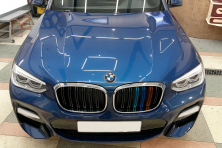 Ніздрі M-Look (2018-2021, M-Color з хром окантовкою) BMW X3 G01 2018- рр.