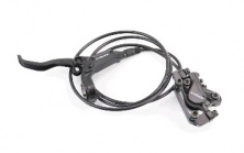 Тормоз Disk-brake гидравлический задний (F180/R160мм), чёрный BR-M447/BL-M445 (левая ручка)