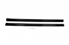 Накладки на бічні пороги EuroCap (чорні) Volkswagen Caddy 2004-2010 гг.