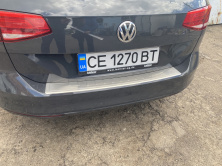 Накладка на задній бампер OmsaLine (нерж) Sedan для Volkswagen Passat B8 2015-2023 рр