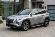 Бокові пороги Sunrise (2 шт., Алюміній) Hyundai Tucson NX4 2021- рр.