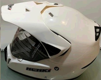 Шлем кроссовый (mod:NENKI MX-310 , белый) VDK