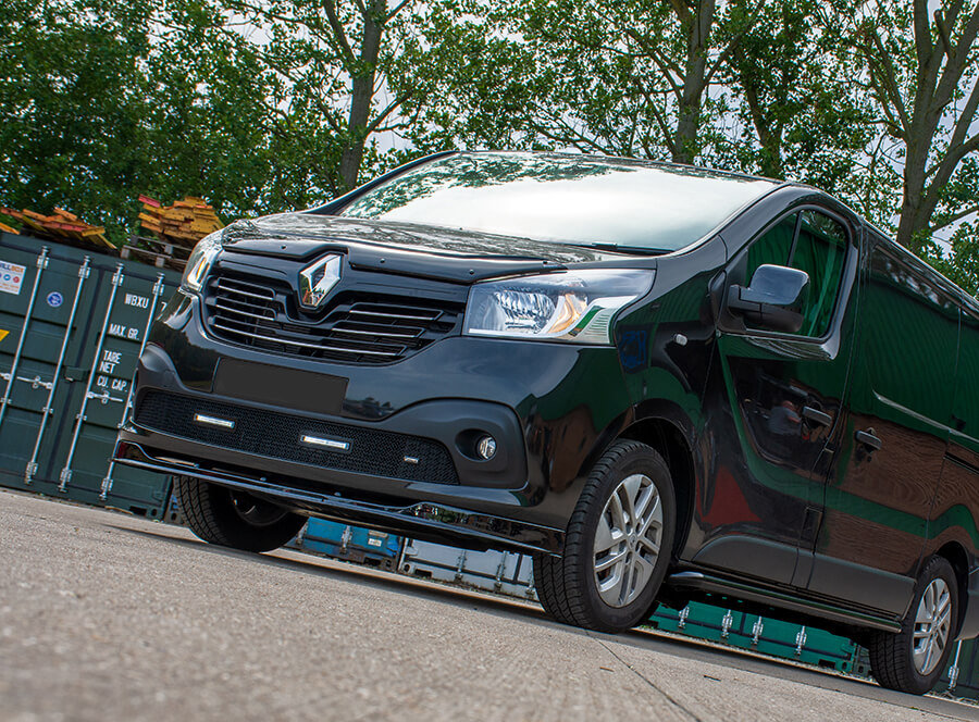 Передня лип накладка 2015-2020 (ABS) для Renault Trafic 2015- рр