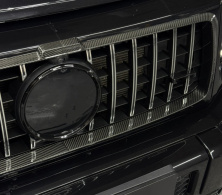 Обведення решітки радіатора (Карбон) Mercedes G сlass W463 2018-2024 рр.