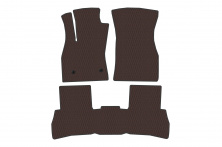 Гумові килимки Carsuit V2 (2010-2015, Коричневий) Fiat Doblo II 2010-2022 рр.