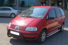 Кенгурятник WT005 Black (нерж) Ford Galaxy 1995-2006 рр.