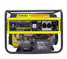 Бензогенератор Sigma 6,0/6,5 кВт 4-х тактний, ел. запуск SVET