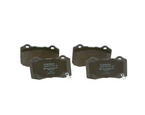 Колодки гальмові дискові задні TESLA Model S 12-16, Model S 16-21 BOSCH