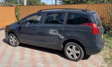 Рейлінги OmsaLine Solid (2 шт, чорні) Peugeot 5008 2009-2016 рр.