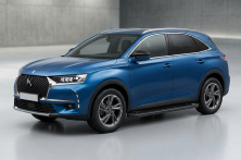 Бокові пороги Allmond Black (2 шт., Алюміній) DS 7 Crossback 2017-2022 рр.