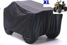 Чохол дощовик на квадроцикл дощовик XL, 216/120/49см, чорний JPX