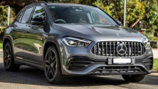 Передня решітка Panamericana GT (для AMG Line) Без місця під камеру Mercedes GLA H247 2020- рр.