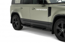 Бокові пороги OEM Black (для 110/130, 2 шт) для Land Rover Defender 2019- рр