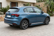 Бокові пороги Maya Blue (2 шт., Алюміній) Fiat Tipo Cross 2021- рр.