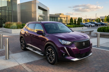 Бокові пороги Mevsim Grey (2 шт., Алюміній) Peugeot 2008 2019- рр.