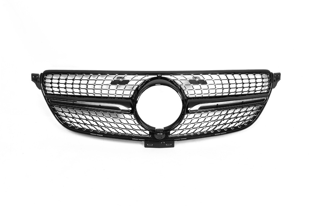 Тюнінг решітка радіатора (Diamond Black) Без камери для Mercedes GLE coupe C292 2015-2019 рр