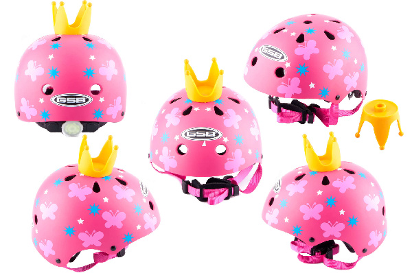 Шлем детский открытый (розовый) (PRINCESS) GSB