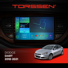 Штатна магнітола Torssen Dodge Dart 2018-2021 F96128 4G Carplay DSP