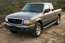 Бокові пороги Tayga Grey (2 шт., Алюміній) Ford Ranger 2002-2006 рр.