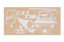 Накладки на панель Карбон Iveco Daily 2014- рр.