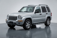 Бокові пороги Sunrise (2 шт., Алюміній) Jeep Cherokee/Liberty 2002-2007 рр.