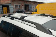 Перемички на рейлінги без ключа (2 шт) Чорний Toyota Proace 2016- рр.