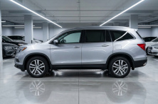 Бокові пороги Maydos V2 (2 шт., Алюміній ↗ нерж) Honda Pilot 2015-2022 рр.