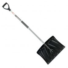 Лопата для прибирання снігу 460 * 340мм з Z-подібною ручкою 1080 мм INTERTOOL