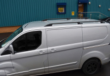 Рейлінги OmsaLine Sport (2 шт, чорні) коротка база Ford Custom 2013-2022 рр.