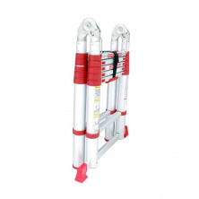 Лестница из алюминия, универсальная, раскладная, телескопическая 12 сход., 3,85 м